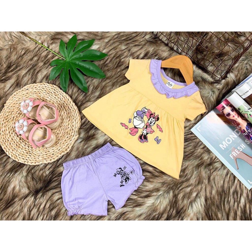 Bộ thun đùi bé gái 8-20kg