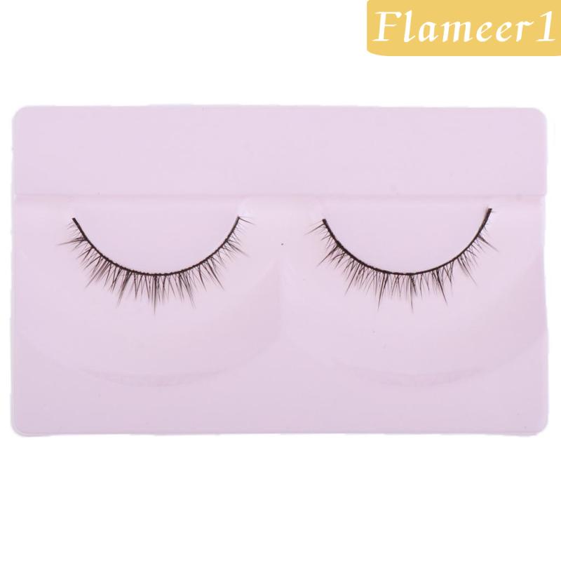 1 Cặp Lông Mi Giả Xoăn Búp Bê BJD DIY