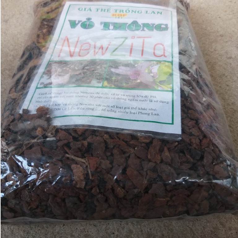 Vỏ Thông Trồng Lan - Giá Thể Trồng Lan (400g - 500g)