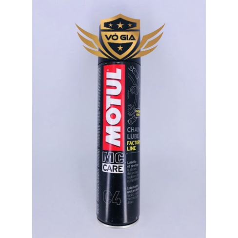 Xịt dưỡng sên motul c2, chai bôi trơn sên - bôi trơn xích motul C2 và C4