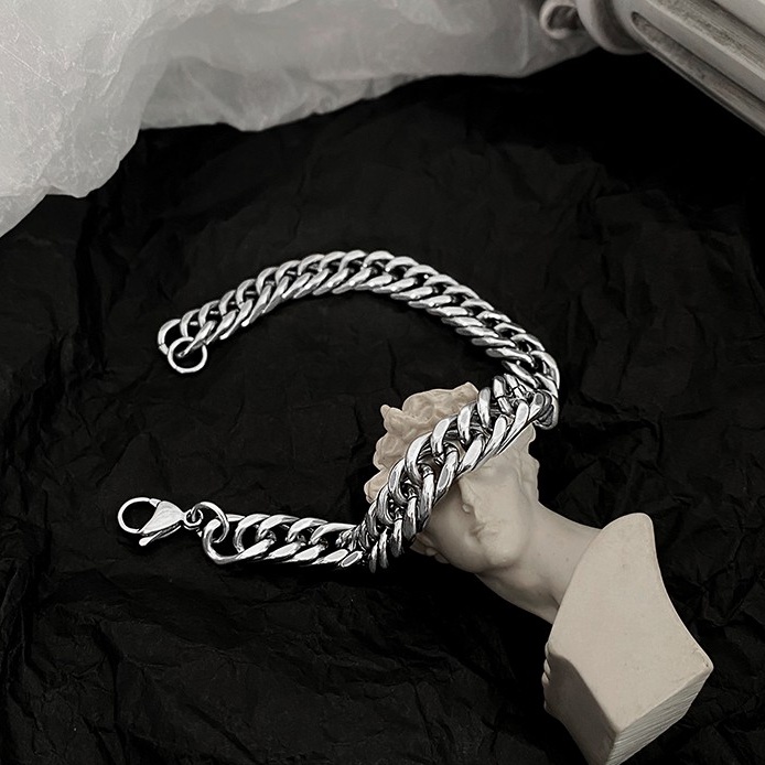 Vòng tay Nam Basic TIN Chất Liệu Titan Asta Accessories Không Gỉ Phong Cách Đường Phố Streetwear Đẹp -  Vòng TIN