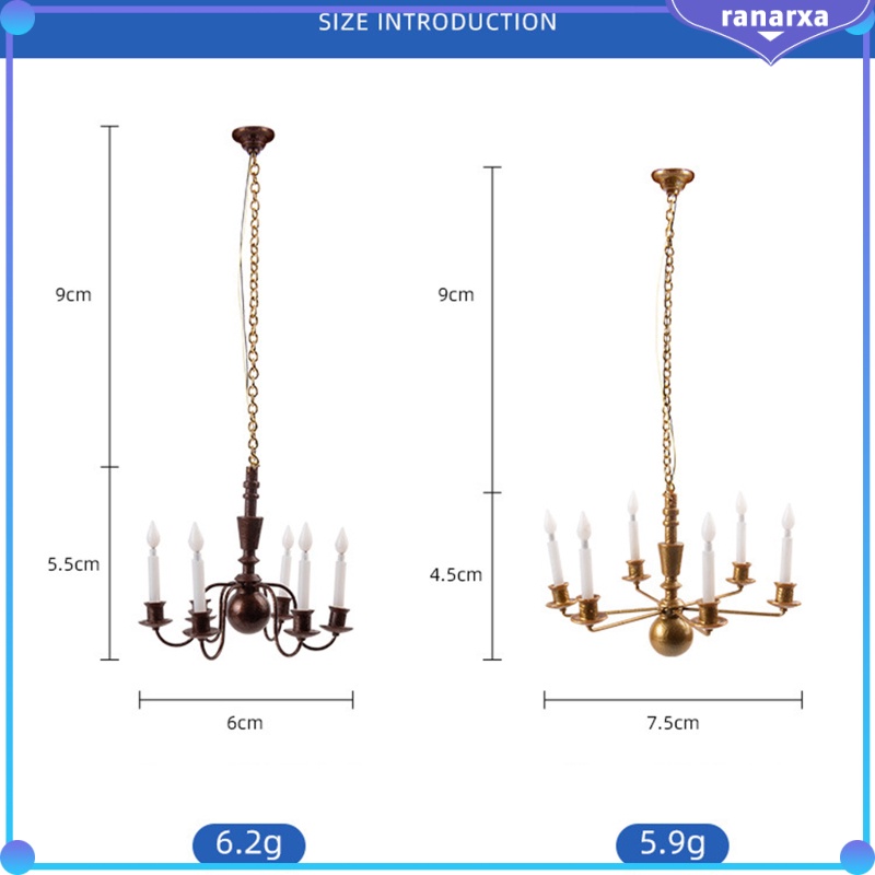 Đèn Chùm Gắn Trần Nhà Phong Cách Vintage Châu Âu