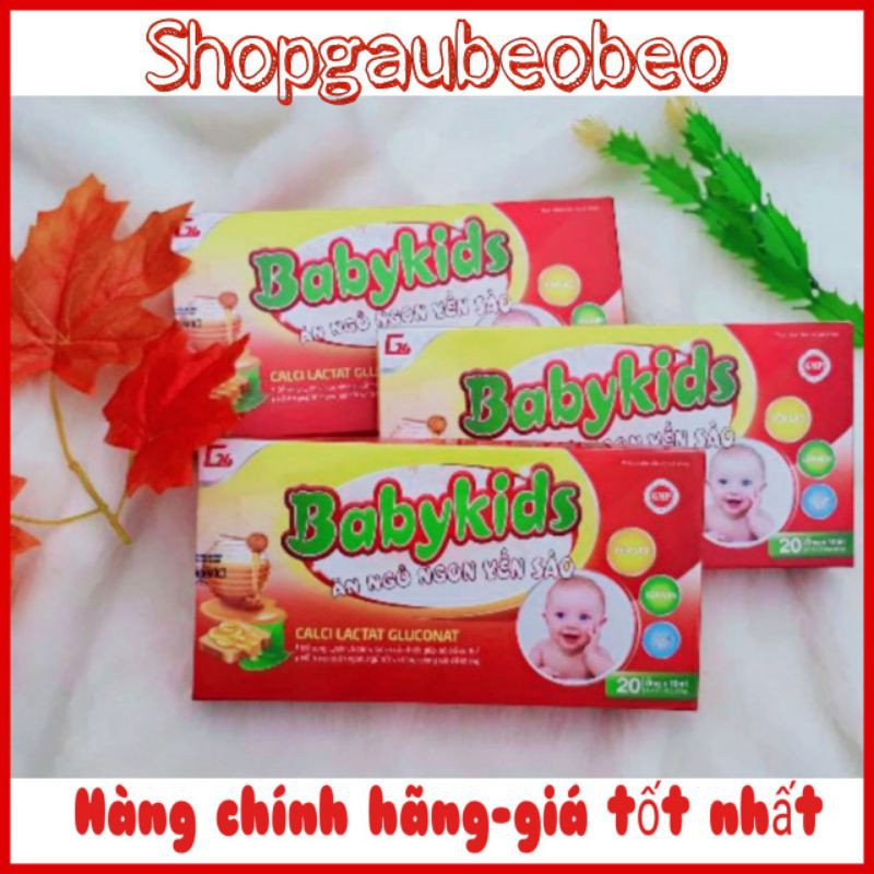 BABY KID - BabyKid ăn ngủ ngon yến sào -Yến sào baby kids - siro baby kids ĂN NGON TĂNG CÂN G24 | BigBuy360 - bigbuy360.vn