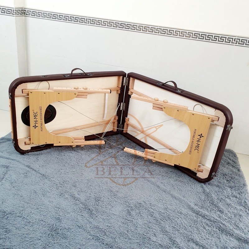 Giường vali phun xăm chân gỗ loại 1