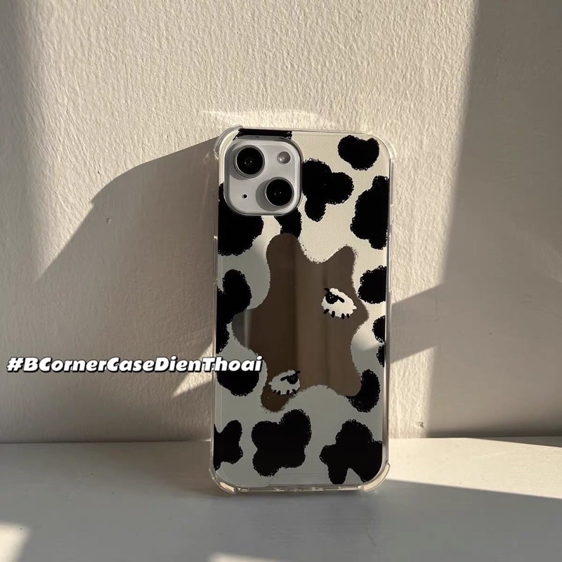 Ốp Điện Thoại Nhựa Mềm Bò Sữa Gương - CAS2221