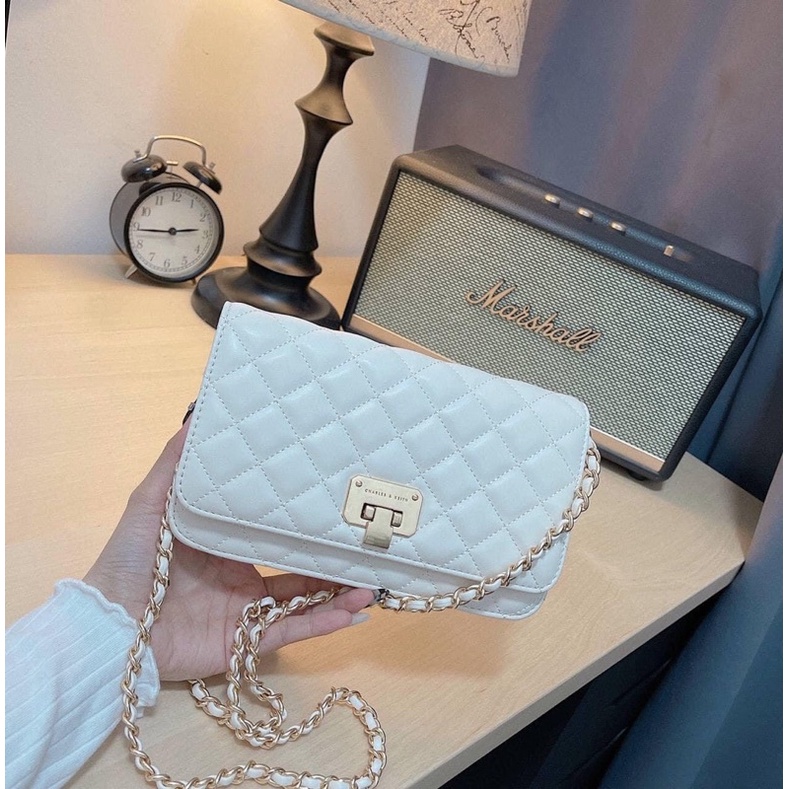 Túi xách nữ - túi trần trám cnk size 20