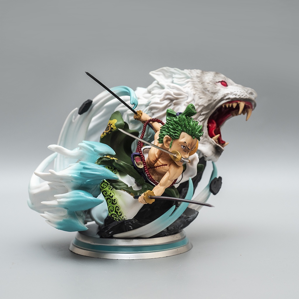 Mô hình One Piece Zoro Mãnh Hổ cao ZR06 - Mô hình Zoro Tam Kiếm One Piece Haki Shop