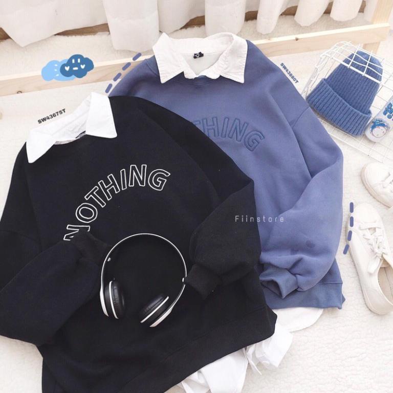 [Xả Kho Giá Sốc]Áo Sweater Form Rộng Unisex Tay Bồng Nam Nữ Mặc Được  Chất Nỉ Bông Hàng Xuất Dày Đẹp Không Bai, Không Xù