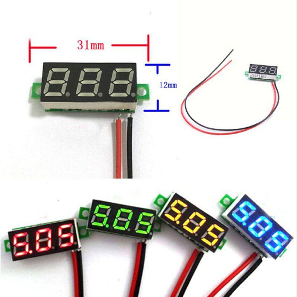 Vôn Kế Điện Tử 2 Dây 3 Chữ Số DC0-30V