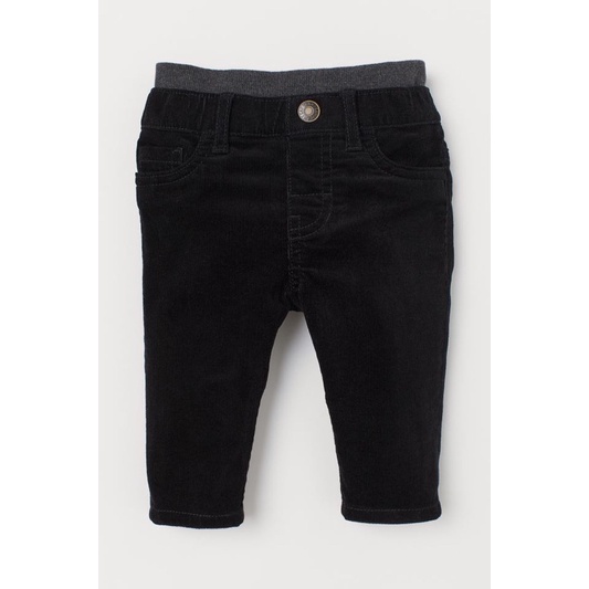 [AU.TH] Quần nhung đen cạp chun H&M sz 4/6M