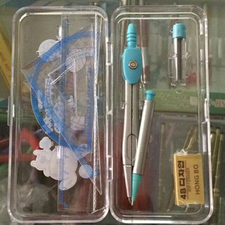 BỘ COMPA EKE THƯỚC KẺ,TẨY,ĐO ĐỘ- LOẠI TO