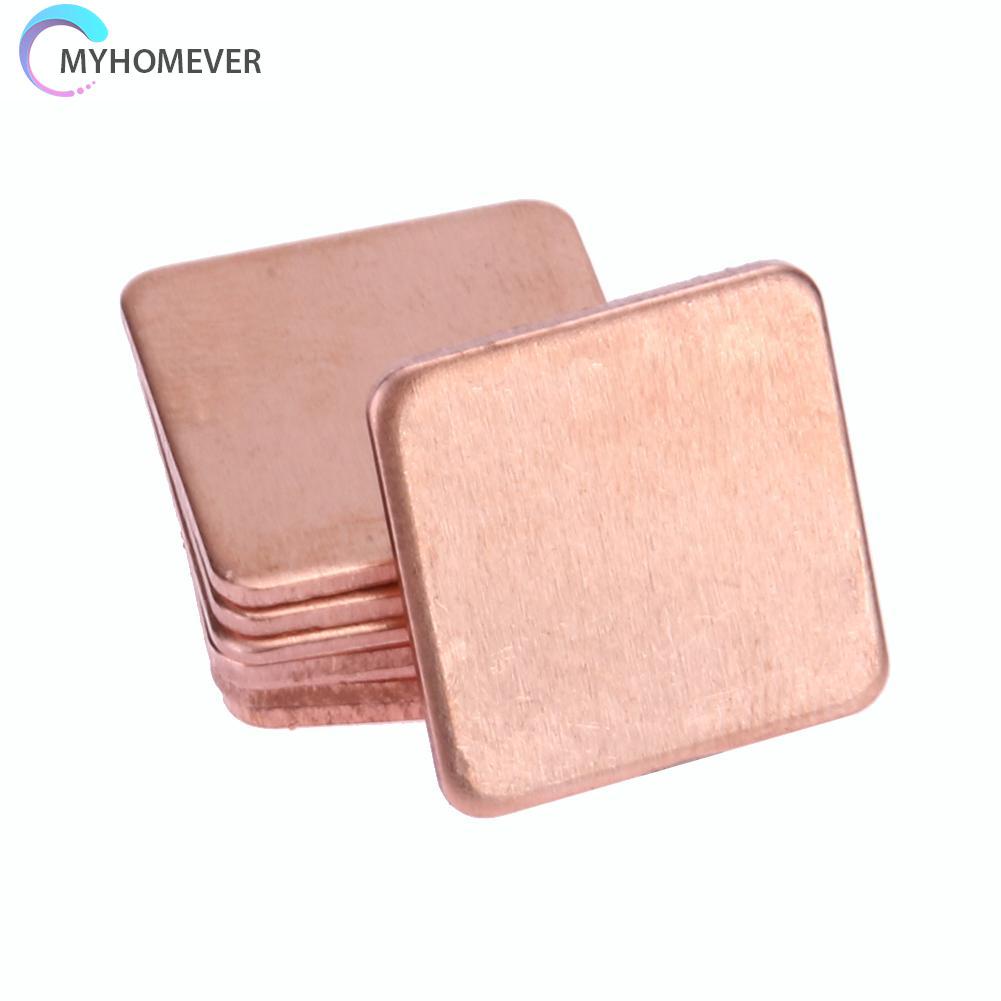 Set 20 miếng đồng tản nhiệt 15mm x 15mm 0.3mm đến 2mm cho laptop