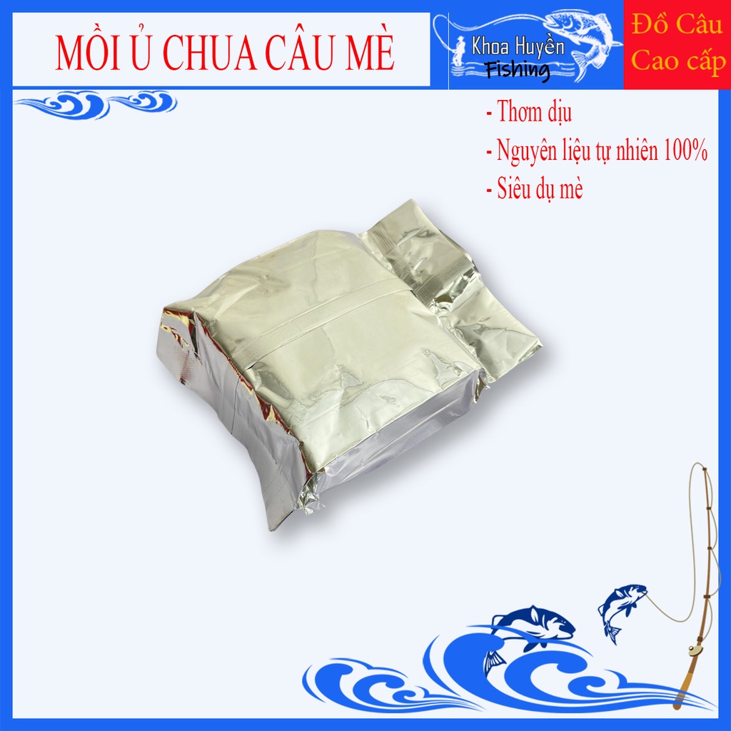 Mồi câu mè, Mồi ủ chua chuyên câu cá mè, Mồi câu cá mè bạc lên men thơm dịu