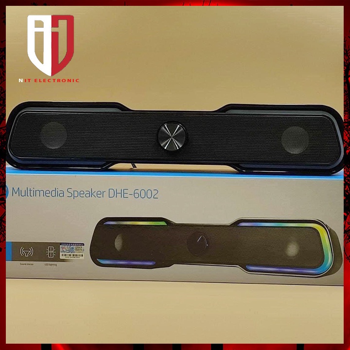Loa máy tính nghe nhạc hp DHE-6002 led RGB loa vi tính thanh cây chính hãng có dây bass mạnh