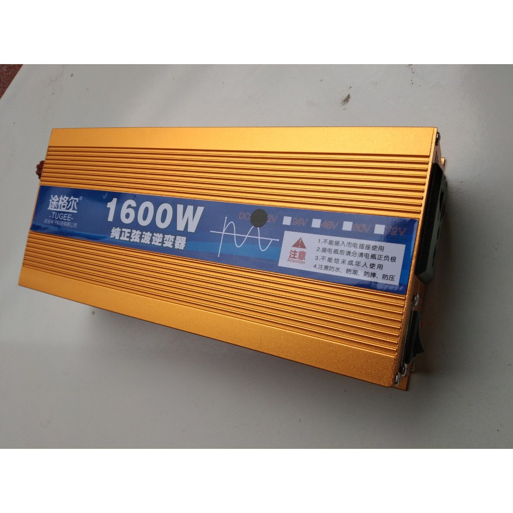 Kich điện sin chuẩn 12V/24V - 1600W - Kich điện sin chuẩn - 1600W