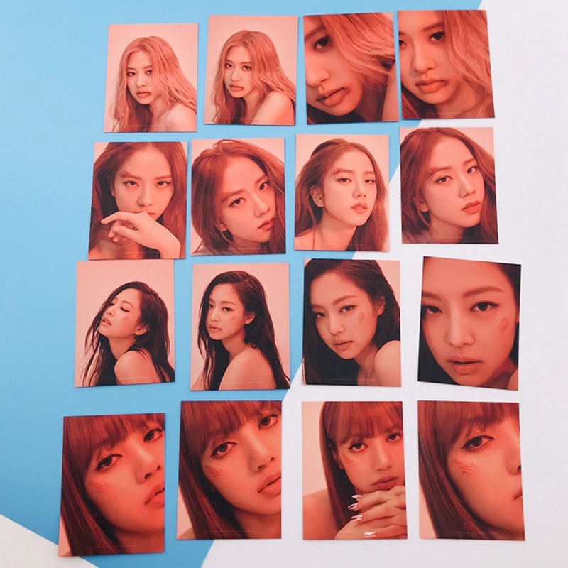Set 16 Tấm Thẻ Ảnh Lomo In Hình Nhóm Nhạc Kpop BLACKPINK