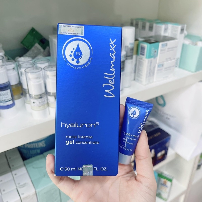 Gel Dưỡng Ẩm Phục Hồi Wellmaxx Hyaluron Moist Intense Gel Concentrate - Gel HA