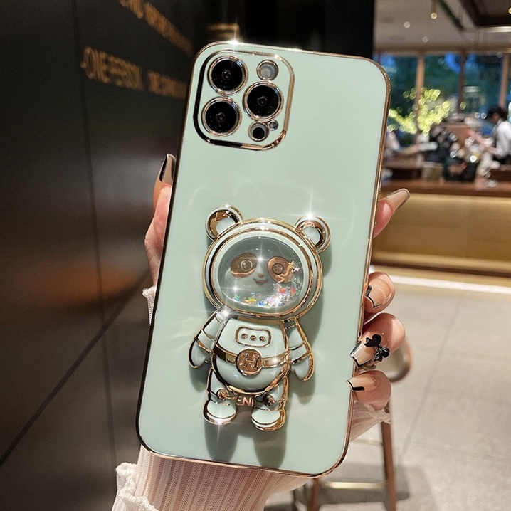 Ốp Điện Thoại Hình Gấu Trúc 3D Cho iPhone 6 plus 6s plus 7 plus 8 plus xs max xr 11 pro max 12 pro max 13 pro max 14 plus 14 pro max