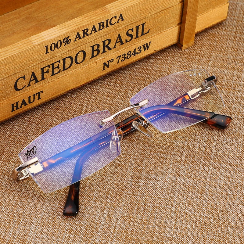 Kính đọc sách gọng kim loại chống ánh sáng xanh chất lượng cao