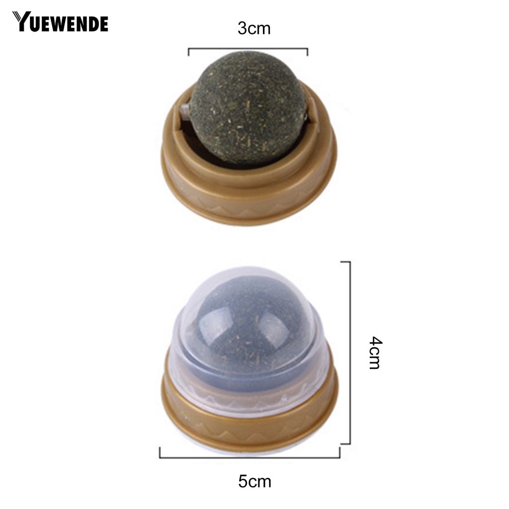 Yue.z Quả Bóng Catnip Bạc Hà Khô Caible Làm Sạch Răng Dành Cho Mèo