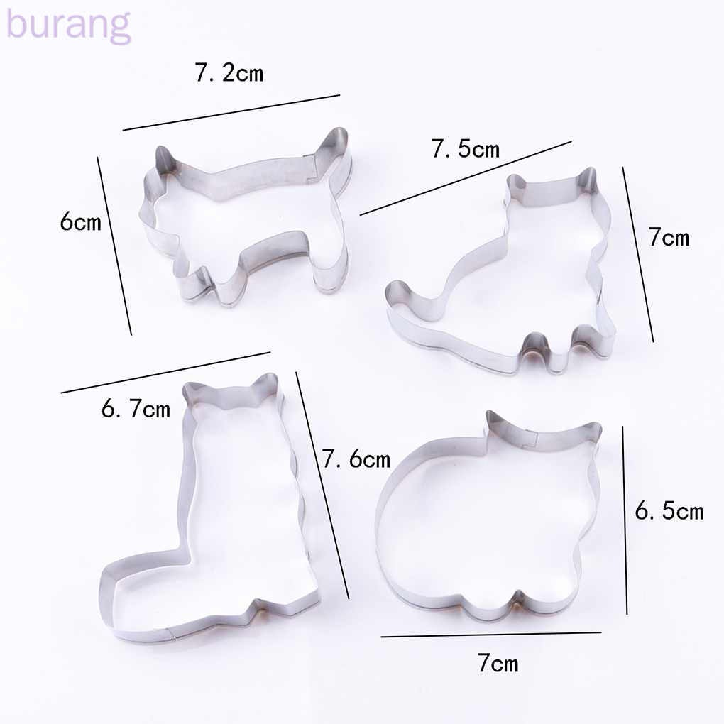 Khuôn cắt tạo hình làm bánh hình chú mèo dễ thương
