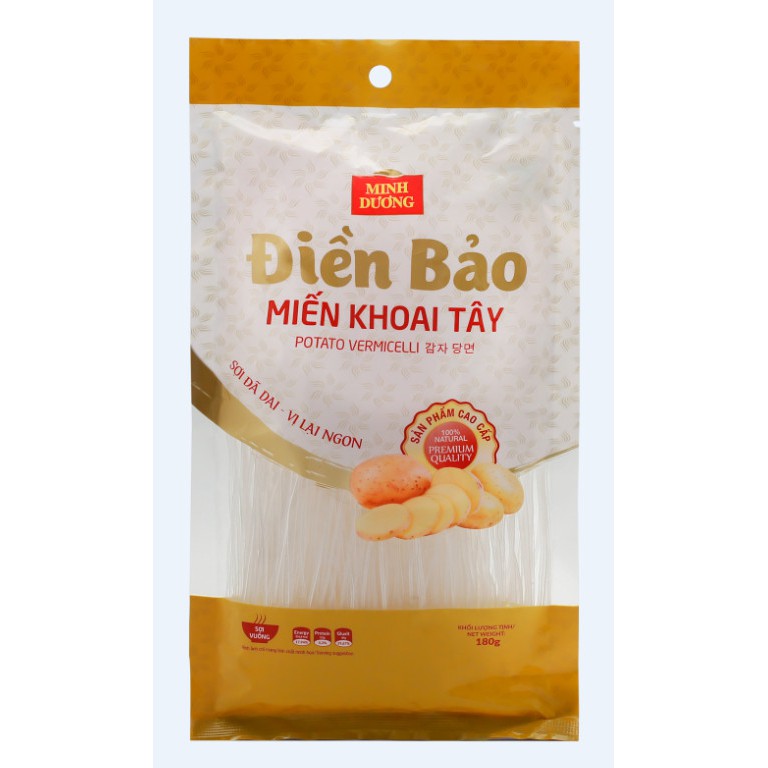 Combo 2 gói Điền Bảo Miến Khoai Tây 180g - Hàng chính hãng Minh Dương