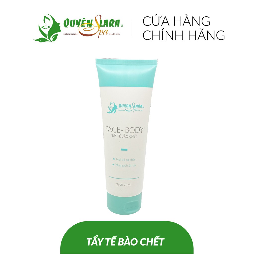 Tẩy da chết mụn đầu đen Face- Body Q'lara 120ml
