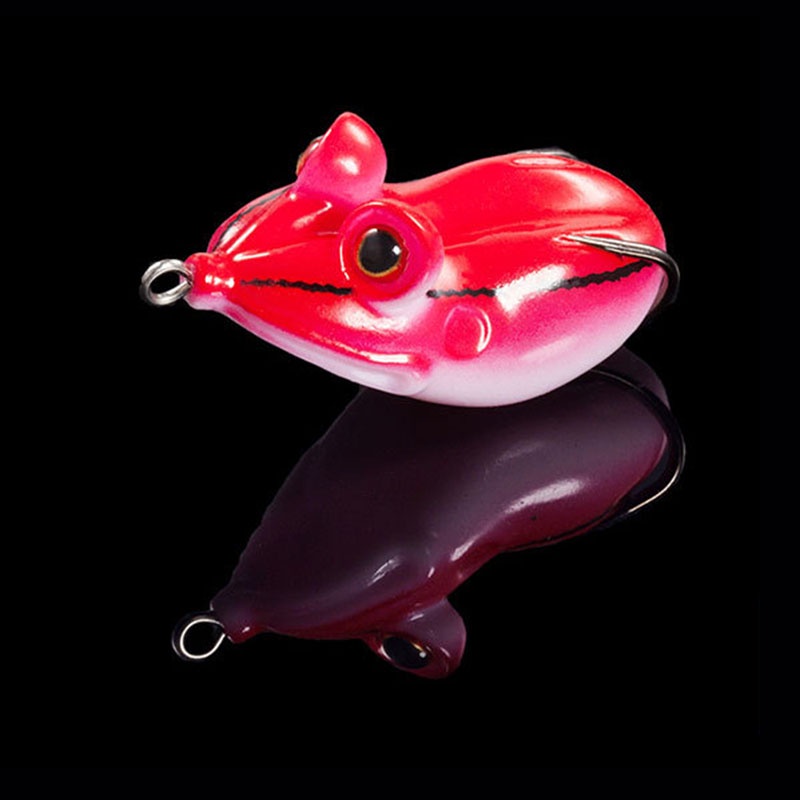 Mồi câu cá giả bằng silica gel phát sáng mắt kiểu 3D 6 màu tùy chọn 4.5cm chất lượng cao