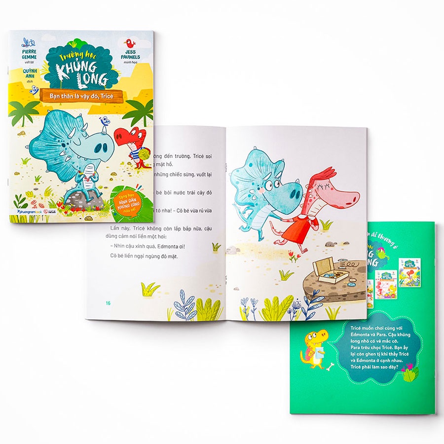 Sách - Bạn thân là vậy đó Trice - Trường học khủng long