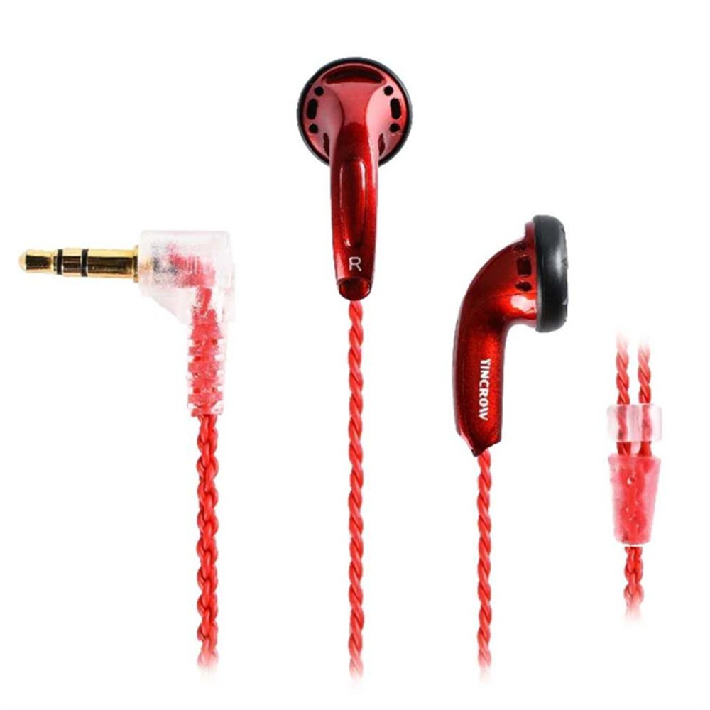 YINCROW RW-9 Dynamic Driver In Ear Earphone Earbud Flat Head Plug Earplugs Earbud Metal Earphone Headset MX500 Earbud