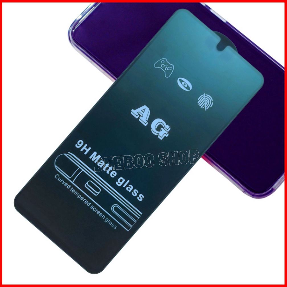 [AG NHÁM CAO CẤP] Kính Cường Lực Xiaomi Mi 10T Pro - Full màn hình - Nhám phủ Nano Cao cấp - Chống vân tay