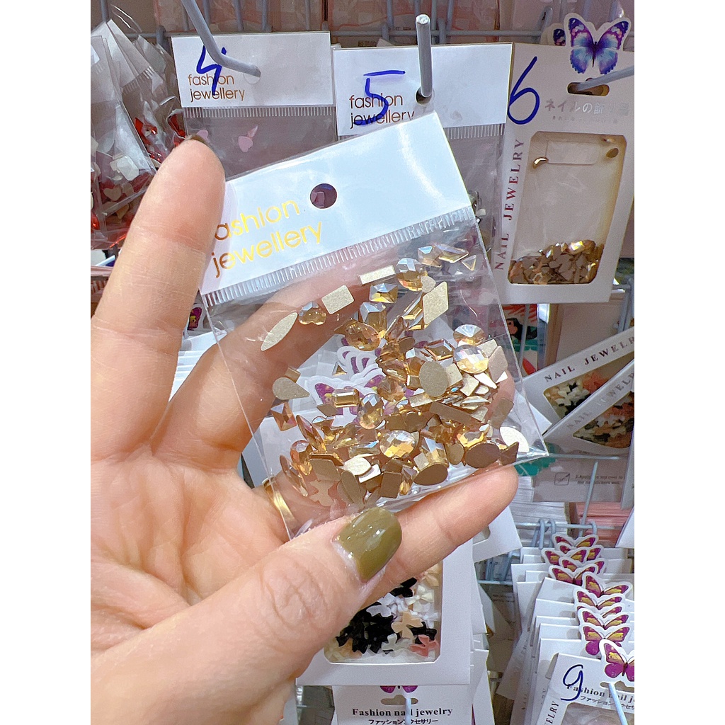 Đá Khối Chân Bằng Túi, Đá Khối Túi Hàng Loại 1 Chuẩn Công Ty - Trùm Nail Mi