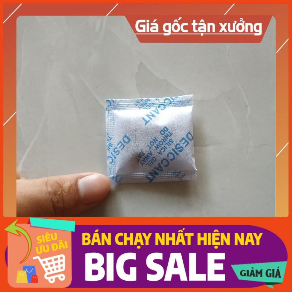 [NEW] Hạt Hút Ẩm Silicagel 2g Bịch 400g (200 Gói) sử dụng trong thực phẩm, quần áo, giày dép, khửi mùi hôi