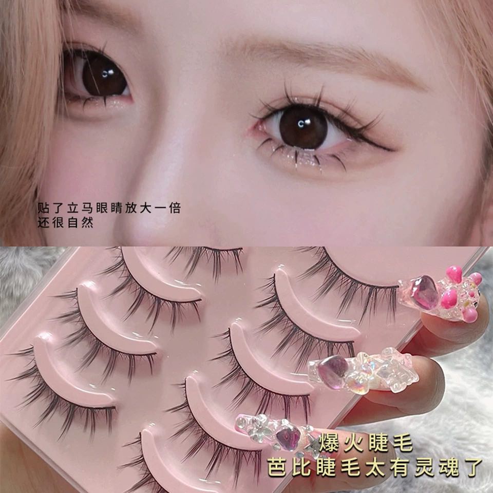 Bộ Set 5 Cặp Lông Mi Giả 3D Nhiều Loại Cong Dài Tự Nhiên