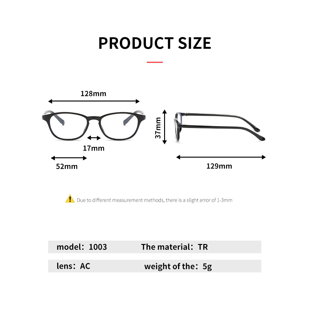 Kính Mắt Chống Bức Xạ Gọng Dẻo Tròng Kính Thay Thế Được Dành Cho Trẻ Em Sử Dụng Khi Dùng Máy Vi Tính