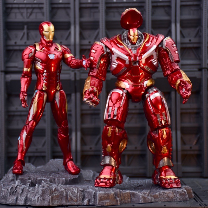 Mô hình figure Hulk Buster có đèn Led cảm ứng tiếng động