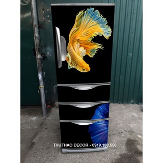 Giấy Decal Dán Tủ Lạnh CÁ CẢNH BETTA
