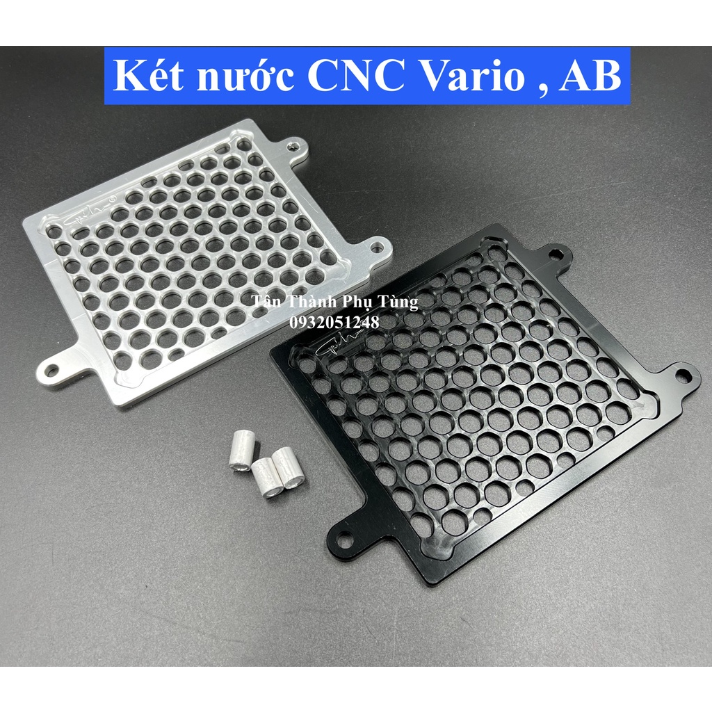 Két nước CNC Vario, Air Blade GH-Racing Đen, Bạc