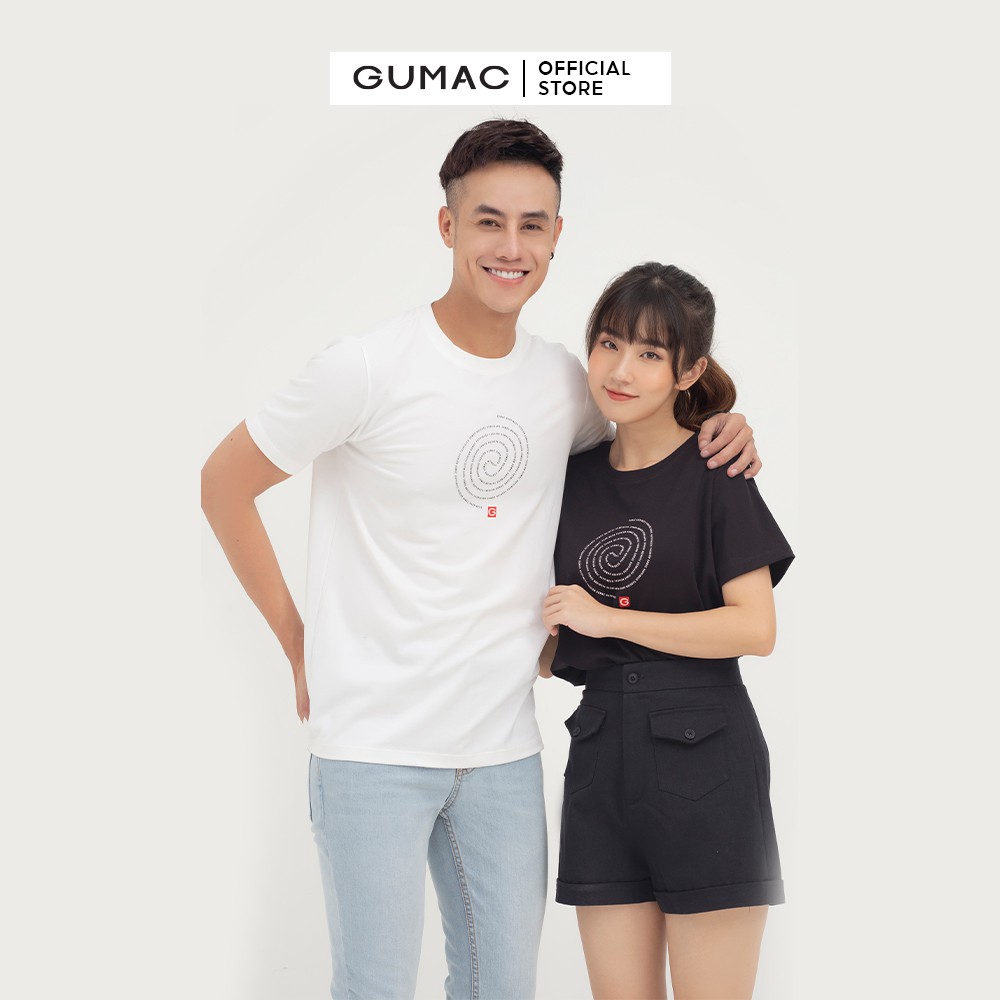 Áo thun nam cổ tròn thời trang GUMAC thiết kế in họa tiết mẫu mới ATNB824 | BigBuy360 - bigbuy360.vn