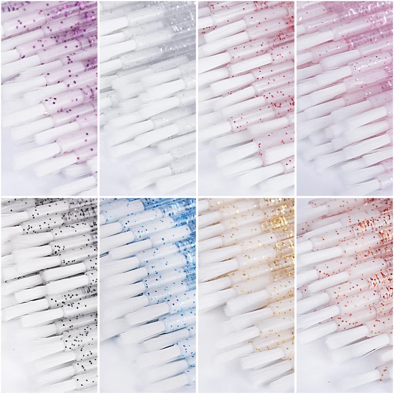 50 trên 100 bàn chải môi bằng nylon sử dụng một bàn chải pha lê nhỏ