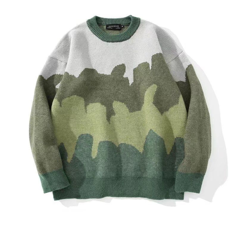 Áo Sweater Dài Tay Họa Tiết Hoạt Hình Thời Trang Mùa Đông Nhật Bản Dành Cho Nam