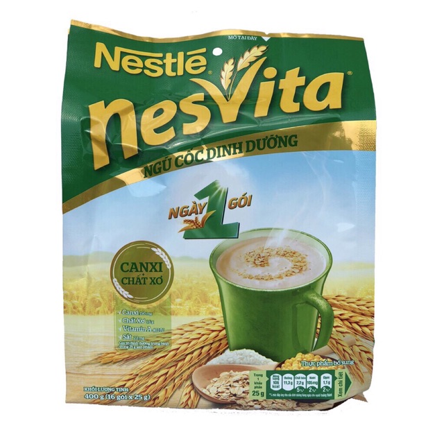 Ngũ cốc dinh dưỡng Nesvita (16 gói x 25g)