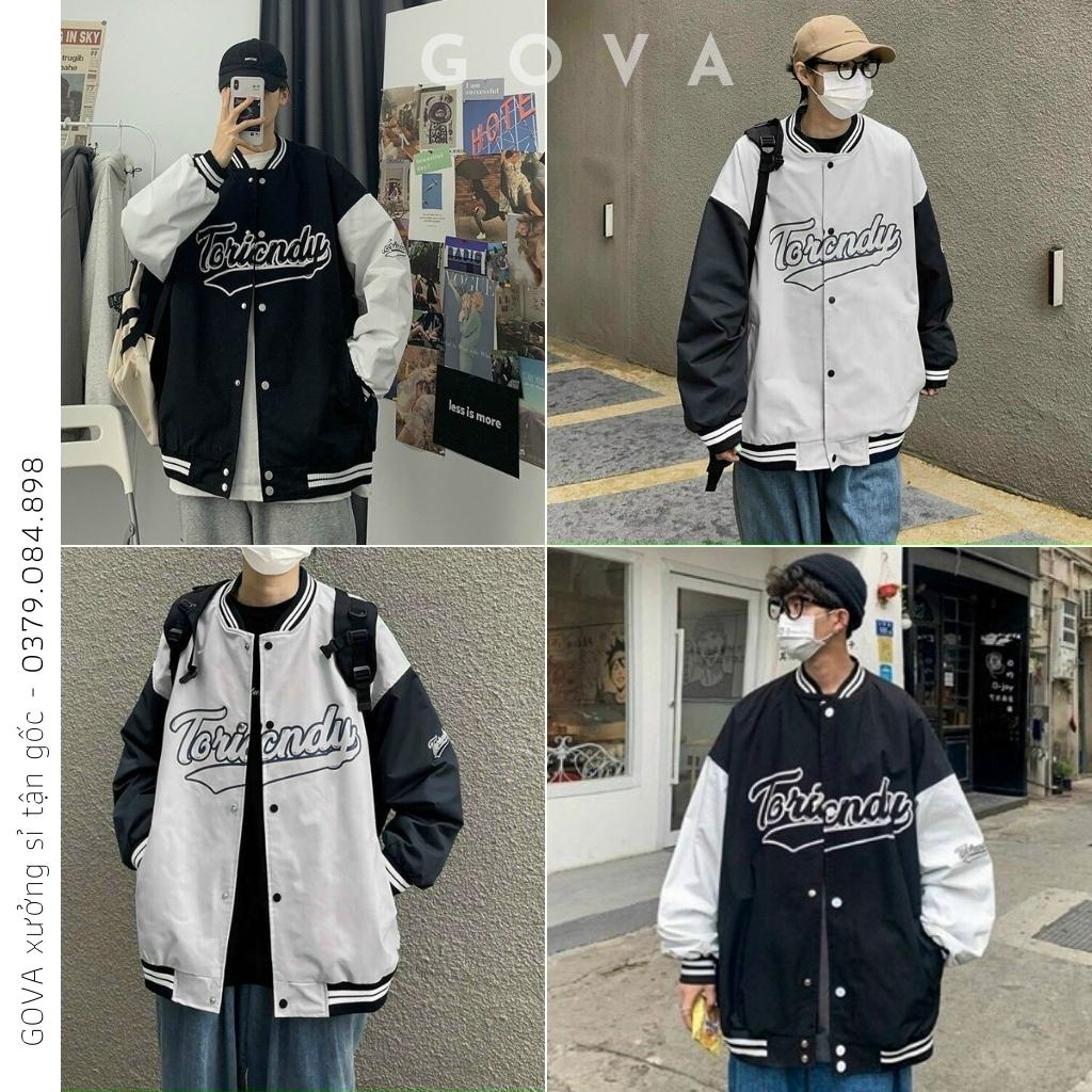 Áo Khoác Bomber Dù In TORI.CNDY Form Rộng Nam Nữ Ulzzang Unisex Thời Trang GOVA
