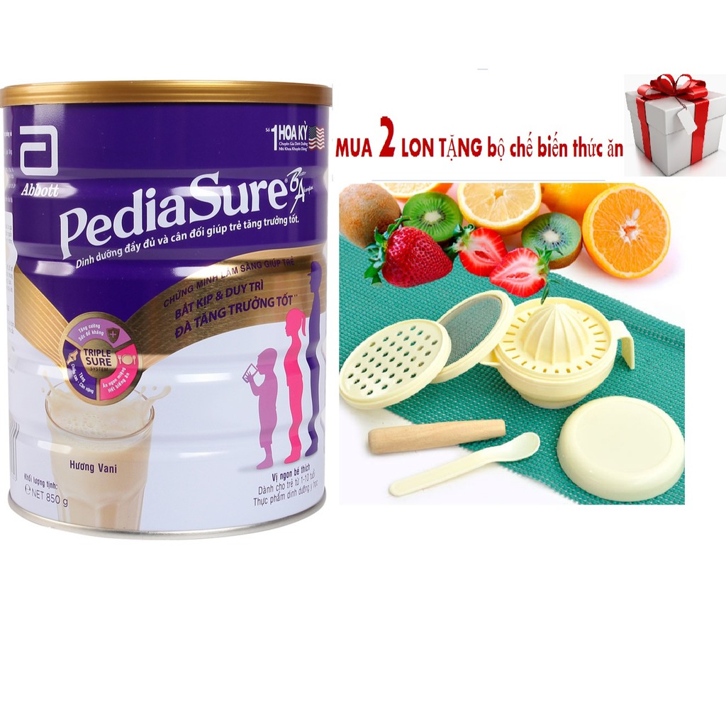 Sữa Pedia Sure BA 850g DATE MỚI NHẤT combo 2 lon