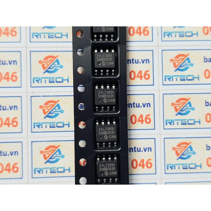 [Combo 5 chiếc] 24LC08BI Eeprom 8k SOP-8