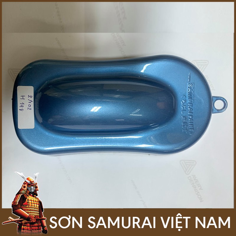 Chai sơn màu xanh H198 Samurai