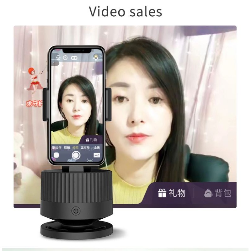 Gậy Chụp ảnh Selfie Stick Gimbal Giá Đỡ Cho Điện Thoại Thông Minh Xoay 360 Độ Tự Động Theo Dõi Đối Tượng