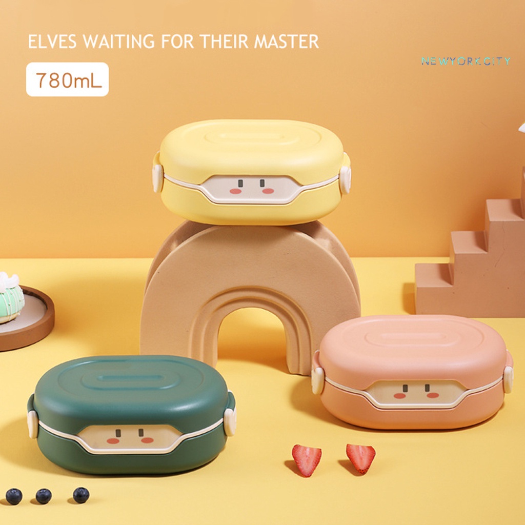 Hộp Cơm Trưa Cách Nhiệt Hình Robot Hoạt Hình NYC 780ML