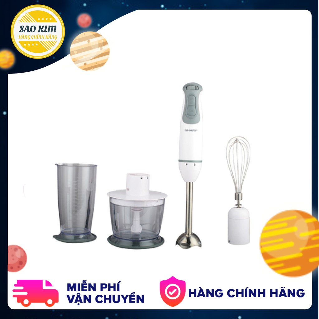 Máy xay sinh tố Sharp EM-H076SV-WH - Công suất 600W - Bảo hành 1 năm