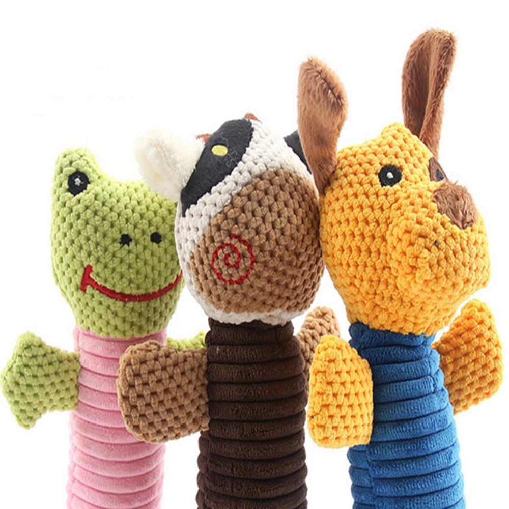 Đồ Chơi Huấn Luyện Thú Cưng Bằng Cotton Chống Cắn / Phát Ra Âm Thanh